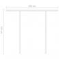 Preview: Markise Automatisch Einziehbar mit Pfosten 3,5x2,5 m Creme