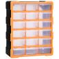 Preview: ARDEBO.de - Multi-Schubladen-Organizer 18 Schubladen 38x16x47 cm