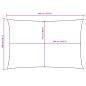 Preview: Sonnensegel Oxford-Gewebe Rechteckig 2x4 m Schwarz