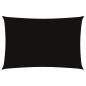 Preview: Sonnensegel Oxford-Gewebe Rechteckig 2x4 m Schwarz