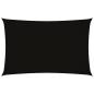 Preview: Sonnensegel Oxford-Gewebe Rechteckig 2x4,5 m Schwarz
