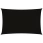 Preview: Sonnensegel Oxford-Gewebe Rechteckig 2x5 m Schwarz