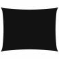 Preview: Sonnensegel Oxford-Gewebe Rechteckig 3,5x5 m Schwarz