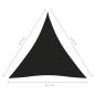 Preview: Sonnensegel Oxford-Gewebe Dreieckig 4,5x4,5x4,5 m Schwarz