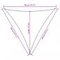 Preview: Sonnensegel Oxford-Gewebe Dreieckig 4,5x4,5x4,5 m Schwarz