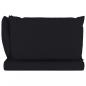 Preview: Garten-Palettensofa 2-Sitzer mit Kissen in Schwarz Kiefernholz