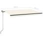 Preview: Markise Automatisch Einziehbar 400x350 cm Creme