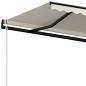 Preview: Markise Automatisch Einziehbar 400x350 cm Creme