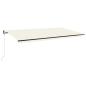Preview: Markise Automatisch Einziehbar 600x350 cm Creme
