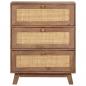 Preview: Sideboard 61x35x76 cm Massivholz Mango