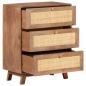 Preview: Sideboard 61x35x76 cm Massivholz Mango