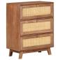 Preview: Sideboard 61x35x76 cm Massivholz Mango