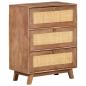 Preview: Sideboard 61x35x76 cm Massivholz Mango