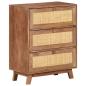 Preview: Sideboard 61x35x76 cm Massivholz Mango