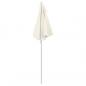 Preview: Halb-Sonnenschirm mit Mast 180x90 cm Sandfarben