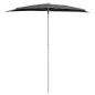 Preview: Halb-Sonnenschirm mit Mast 180x90 cm Anthrazit