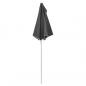 Preview: Halb-Sonnenschirm mit Mast 180x90 cm Anthrazit