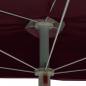 Preview: Halb-Sonnenschirm mit Mast 180x90 cm Bordeauxrot