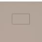 Preview: Duschwanne SMC Braun 100x70 cm