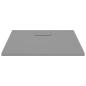 Preview: Duschwanne SMC Grau 80x80 cm