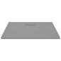 Preview: Duschwanne SMC Grau 90x80 cm