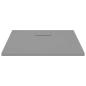 Preview: Duschwanne SMC Grau 90x90 cm