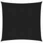 Preview: ARDEBO.de - Sonnensegel 160 g/m² Schwarz 2,5x2,5 m HDPE