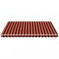 Preview: Markisenbespannung Orange und Braun 4x3,5 m 