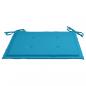 Preview: Gartenstuhl-Kissen 2 Stk. Blau 40x40x3 cm Oxford-Gewebe
