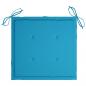 Preview: Gartenstuhl-Kissen 6 Stk. Blau 40x40x3 cm Oxford-Gewebe