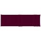 Preview: Sonnenliegen-Auflage Weinrot 186x58x3 cm Oxford-Gewebe