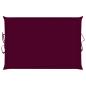 Preview: Sonnenliegen-Auflage Weinrot 186x58x3 cm Oxford-Gewebe