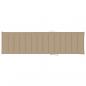 Preview: Sonnenliegen-Auflage Beige 200x50x3 cm Oxford-Gewebe