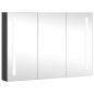 Preview: LED-Spiegelschrank fürs Bad 89x14x62 cm