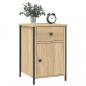 Preview: Nachttisch Sonoma-Eiche 40x42x60 cm Holzwerkstoff