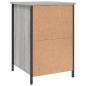 Preview: Nachttisch Grau Sonoma 40x42x60 cm Holzwerkstoff