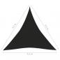Preview: Sonnensegel 160 g/m² Schwarz 4,5x4,5x4,5 m HDPE