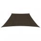 Preview: Sonnensegel 160 g/m² Braun 4/5x3 m HDPE