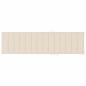 Preview: Sonnenliegen 2 Stk. mit Creme Auflagen Massivholz Teak