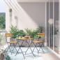 Preview: ARDEBO.de - 3-tlg. Bistro-Set Klappbar Massivholz Akazie