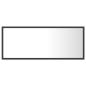 Preview: LED-Badspiegel Grau 100x8,5x37 cm Acryl