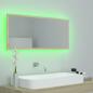 Preview: LED-Badspiegel Sonoma-Eiche 100x8,5x37 cm Acryl