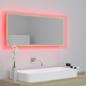 Preview: LED-Badspiegel Sonoma-Eiche 100x8,5x37 cm Acryl