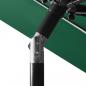 Preview: Sonnenschirm mit Aluminium-Mast 3-lagig Grün 3 m