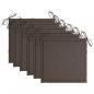 Preview: Gartenstühle 6 Stk. mit Taupe Kissen Massivholz Teak