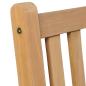 Preview: Gartenstühle 8 Stk. mit Hellblauen Kissen Massivholz Teak