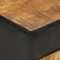 Preview: Nachttisch 40x40x35 cm Raues Mangoholz