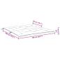 Preview: ARDEBO.de - Gartenbank-Auflagen 2 Stk. Schwarz 100x50x7 cm Oxford-Gewebe