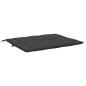 Preview: Gartenbank-Auflage Schwarz 120x(50+50)x7 cm Oxford-Gewebe
