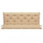 Preview: Gartenbank-Auflagen 2 Stk. Beige 150x50x7 cm Oxford-Gewebe